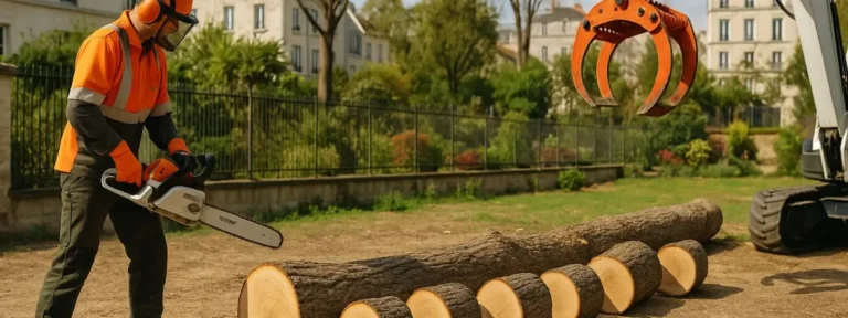 Abattage d’un arbre imposant en zone urbaine - Elagage Nanterre