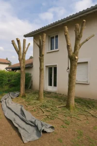 : Intervention d’élagage sécurisée à Seyssinet-Pariset avec arbres ébranchés et sol dégagé – Elagage Grenoble