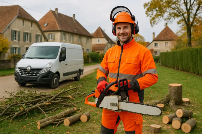Abattage d’arbres en zone résidentielle à Elagage Besançon