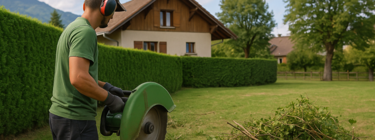 Aménagement paysager et entretien de jardin à Elagage Annecy