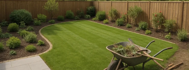 Jardin paysager entretenu avec soin – Échirolles – Élagage Grenoble