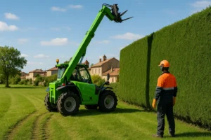 taille de haies a l'aide d'un engin motorise a carcassonne