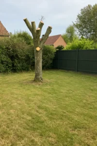 Travaux sécurisés pour abattre un arbre présentant un risque à Elagage Dunkerque