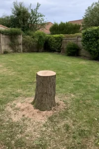 Dessouchage complet après abattage à Elagage Dunkerque