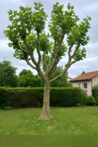 Élagage structurel d’un platane en milieu résidentiel à Elagage Clermont-Ferrand