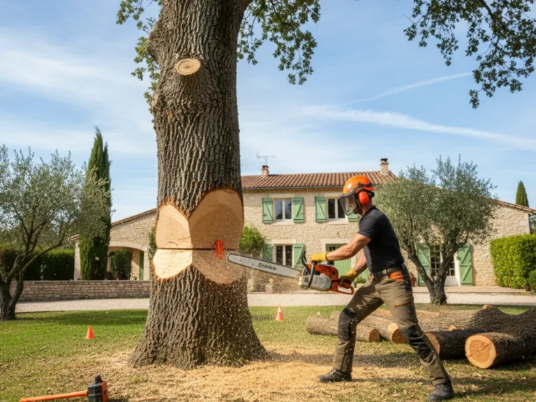 abattage d'arbres à valence et dans les environs
