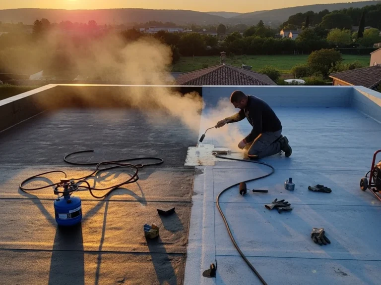 Toiture plate – Étanchéité complète - Rénovation toiture Toulouse