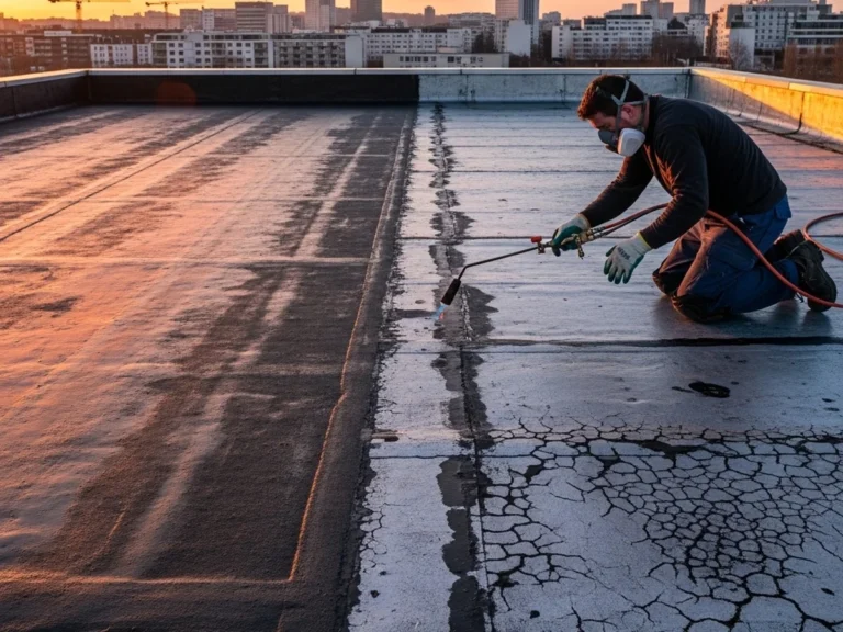 Toiture plate – Rénovation membrane étanchéité - Rénovation Toiture Nantes