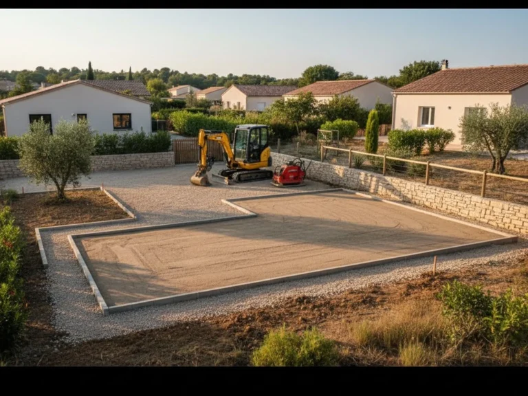 NOS REALISATIONS - Terrassement général (petit chantier particulier – Montpellier)
