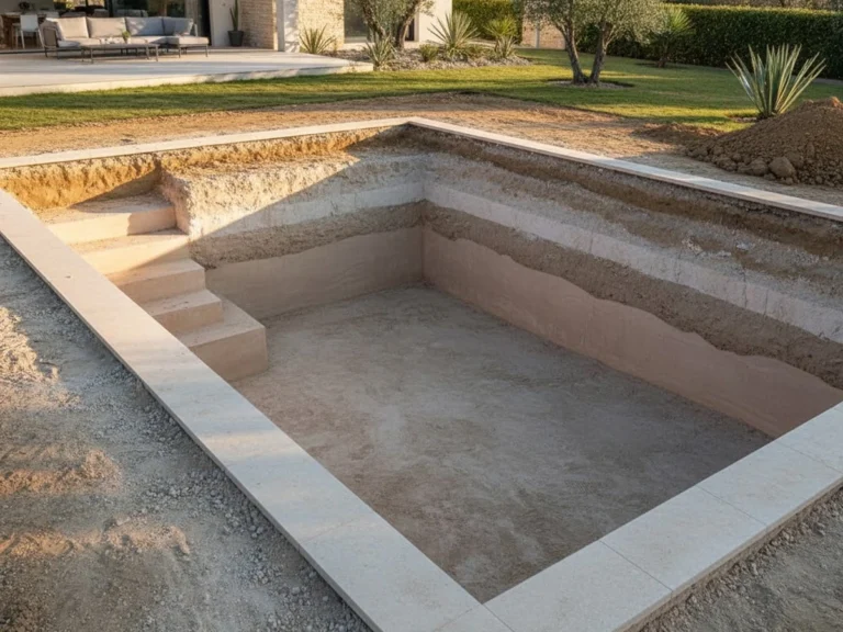 NOS REALISATIONS - Terrassement pour piscine – Préparation de terrain (Montpellier)