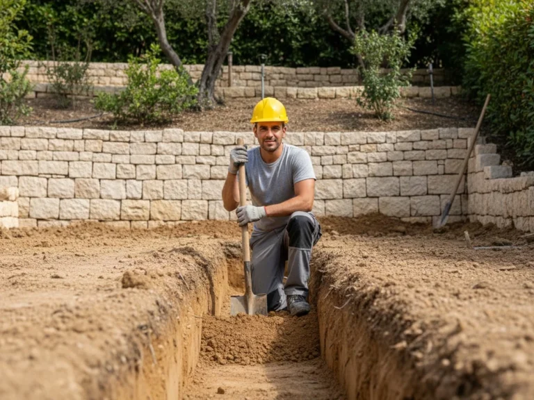 Nos réalisations – Décaissement & nivellement avant dalle &terrasse - Nice