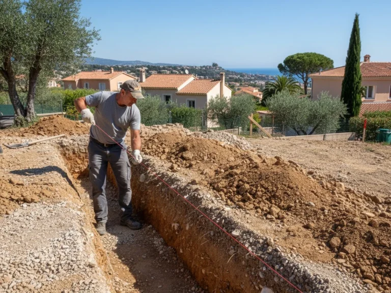 Nos réalisations – Fondations muret clôture - Nice