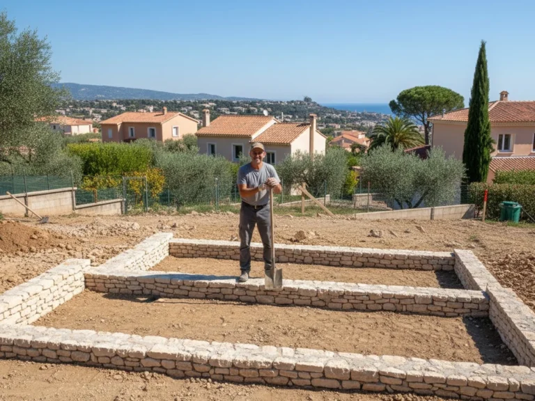 Nos réalisations – Terrassement terrain en pente - Nice