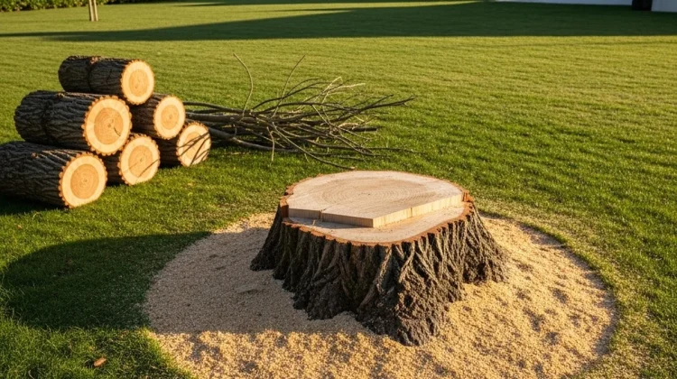 ABATTAGE D’ARBRE (APRÈS SEULEMENT) - Nos réalisations - Elagage Montauban
