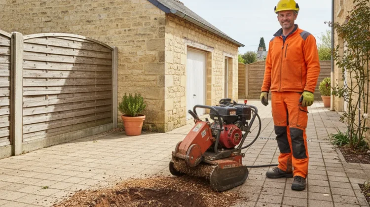 Artisan après dessouchage (résultat) - Nos réalisations - Elagage Bordeaux