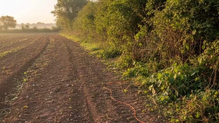 Débroussaillage préventif (travail à moitié fait)