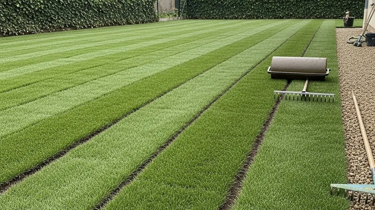 NOS REALISATIONS - POSE DE GAZON (APRÈS SEULEMENT) - Elagage Chartres_1200x900