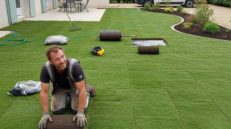 NOS REALISATIONS POSE DE GAZON - Elagage Vendée_1200x900