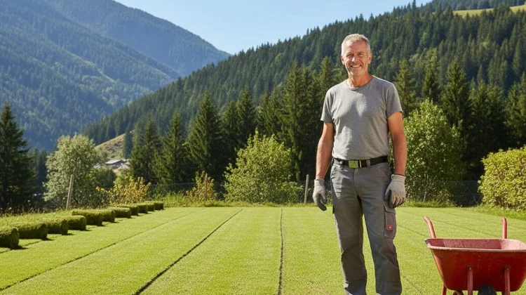 NOS REALISATIONS - Pose de gazon (fini) - Élagage Haute-Savoie