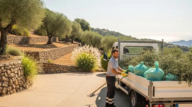 NOS REALISATIONS - RAMASSAGE DE DÉCHETS VERTS - Elagage Ajaccio et Corse-du-Sud