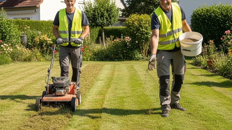 NOS REALISATIONS - SCARIFICATION & REGARNISSAGE DE PELOUSE - Élagage Metz_1200x900