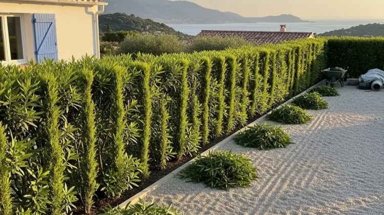 NOS REALISATIONS - TAILLE DE HAIES (APRÈS SEULEMENT - Elagage Ajaccio et Corse du Sud