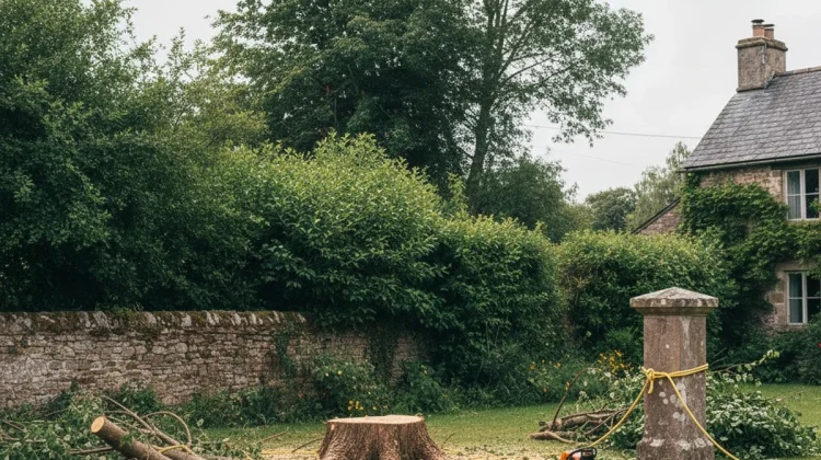 NOS REALISATIONS – Démontage complexe près d’habitation – Elagage Lot – sans artisan