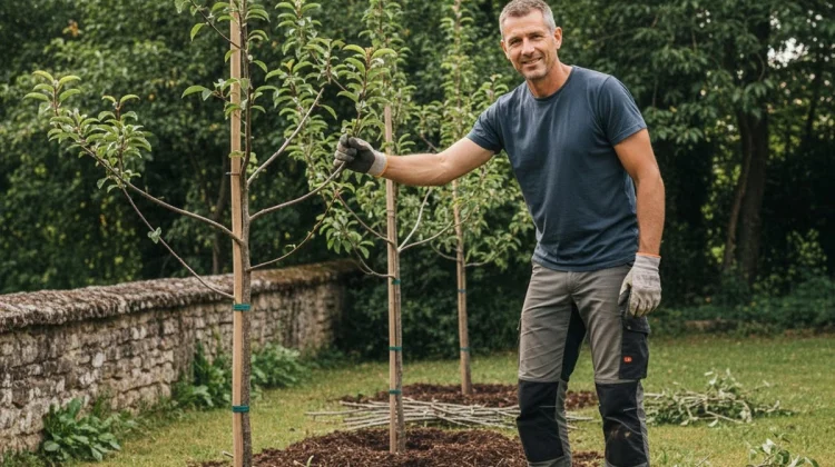 NOS REALISATIONS – Élagage de formation sur jeunes arbres – Elagage Lot – avec artisan
