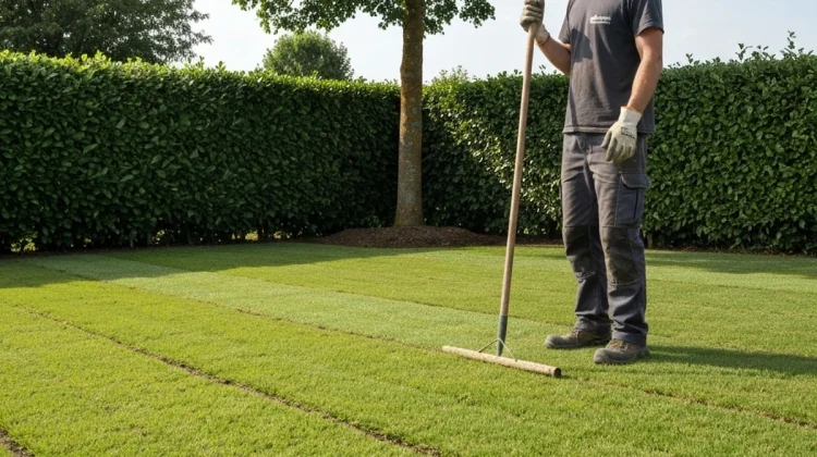 NOS REALISATIONS – Pose de gazon (fini) – Élagage Corrèze