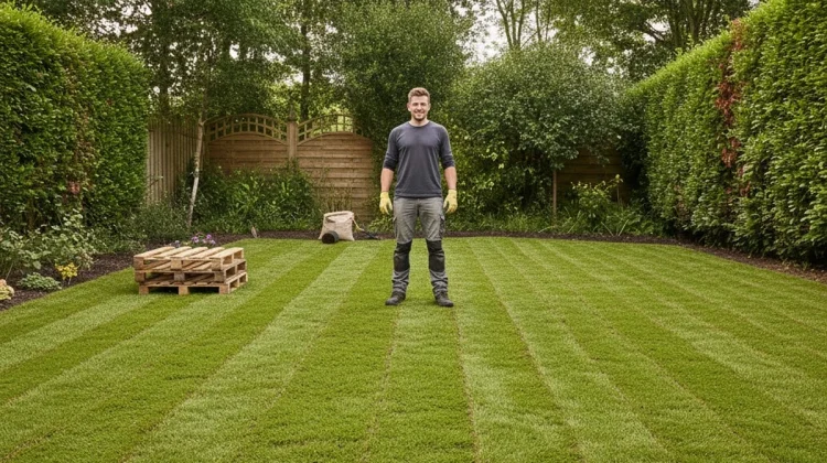 NOS REALISATIONS – Pose de gazon (fini) – Elagage Oise (avec artisan)