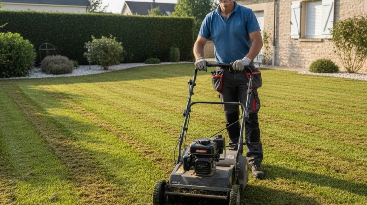 NOS REALISATIONS – Scarification & regarnissage de pelouse – Élagage Essonne