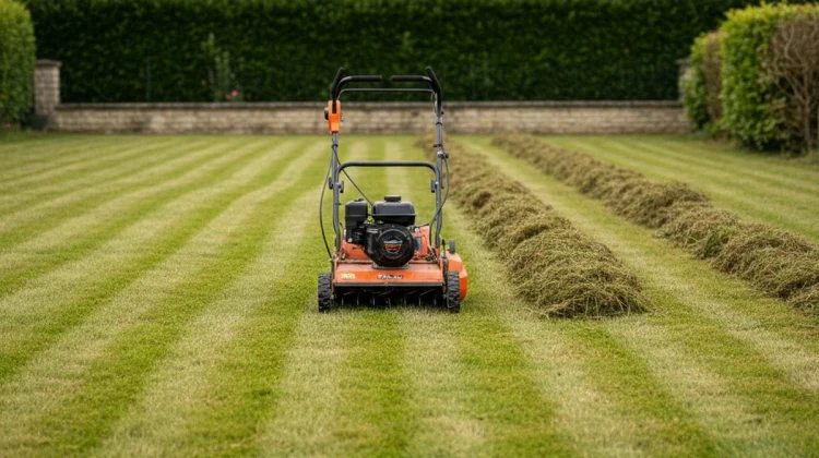 NOS REALISATIONS – Scarification & regarnissage de pelouse – Elagage Lot – sans artisan