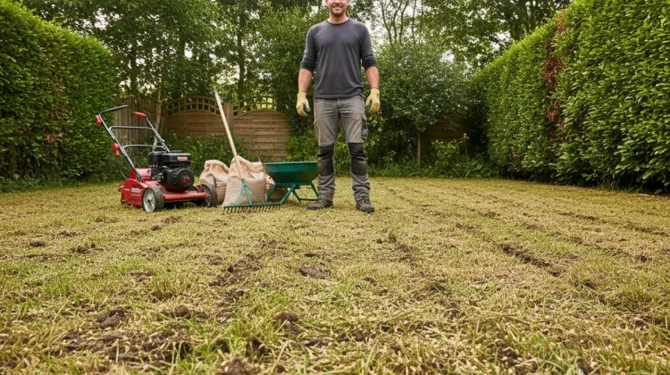 NOS REALISATIONS – Scarification & regarnissage de pelouse – Elagage Oise (avec artisan)