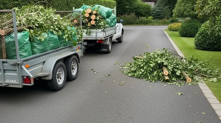 RAMASSAGE DE DÉCHETS VERTS - Nos réalisations - Elagage Lorient