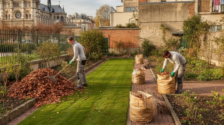 Réalisation 6 – Entretien de jardin d’automne (Le Havre milieu d’après-midi) - Elagage Le Havre