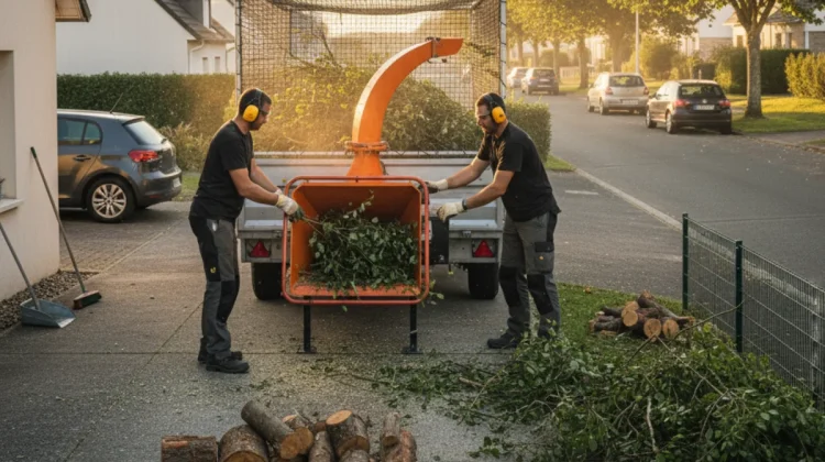 Réalisation 8 – Gestion des déchets verts (Le Havre début de soirée) - Elagage Le Havre