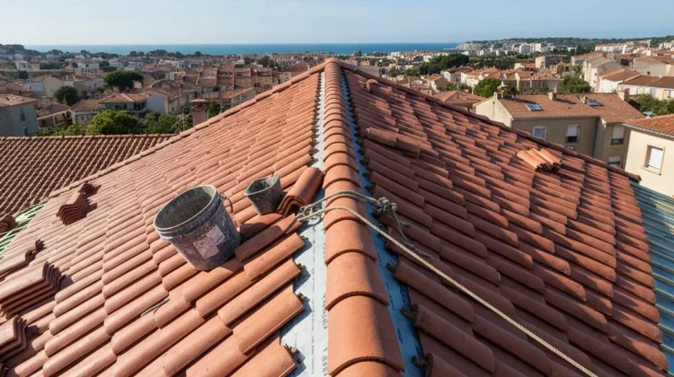 Travaux de Toiture – Vue Panoramique 85% Finis (Bayonne)